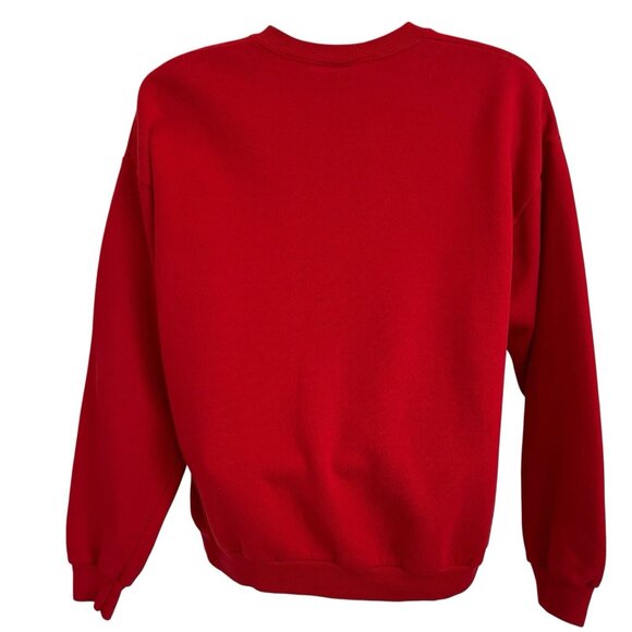 Vtg NHL Chicago Blackhawks Men XL Sweatshirt Its Just A Game Hockey Puck Graphic - Picture 2 of 12